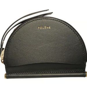 Polene Half Moon Wallet Black - NWT and Box